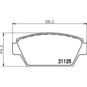 накладки PAGID T0360 