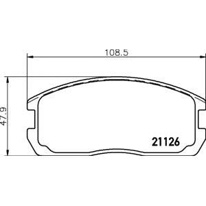 накладки PAGID T0355 