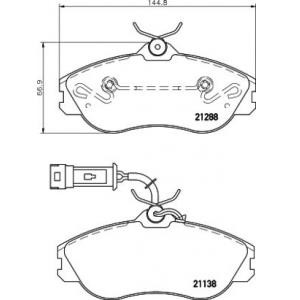 накладки PAGID T5052 