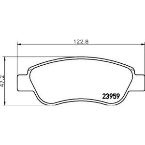 накладки PAGID T1531 