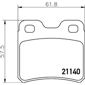 накладки PAGID T1034 