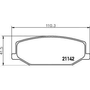 накладки PAGID T0350 