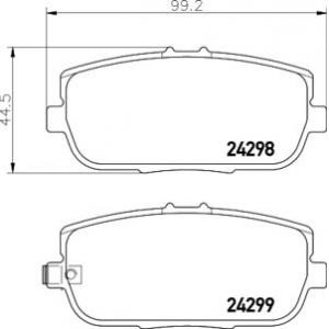 накладки PAGID T1572 