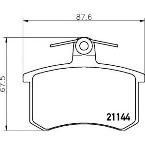 накладки PAGID T5056 
