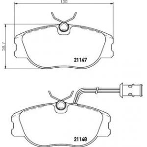 накладки PAGID T5032 