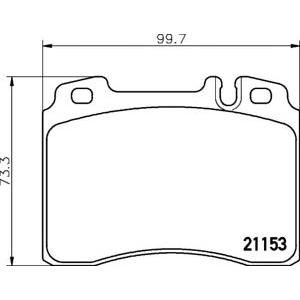 накладки PAGID T1036 