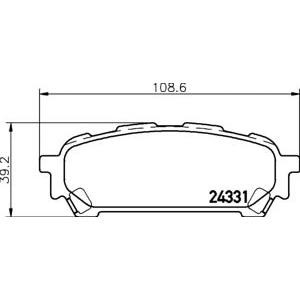 накладки PAGID T1595 
