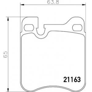 накладки PAGID T1157 