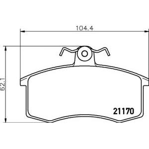 накладки PAGID T5026 