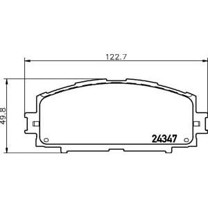 накладки PAGID T1601 