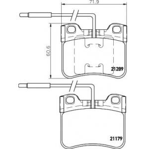 накладки PAGID T1090 