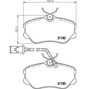 накладки PAGID T5046 