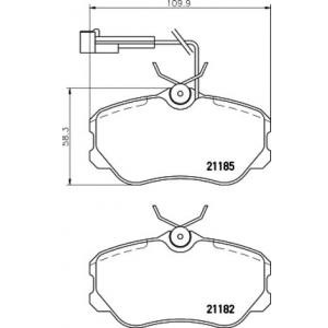 накладки PAGID T5038