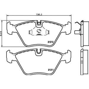 накладки PAGID T1116