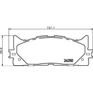 накладки PAGID T1605 