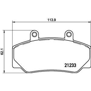 накладки PAGID T9011 