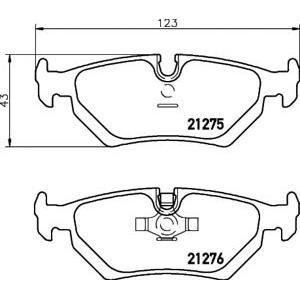 накладки PAGID T1578 