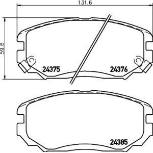 накладки PAGID T1611