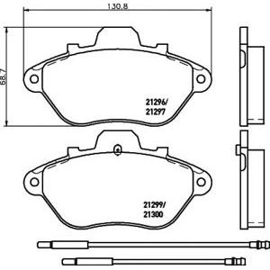 накладки PAGID T9007 