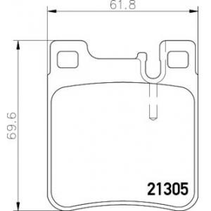 накладки PAGID T1050 