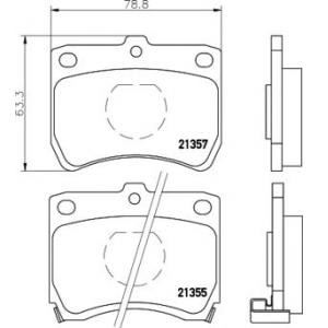 накладки PAGID T0035 