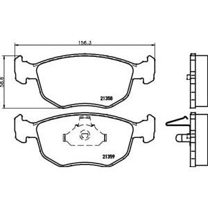 накладки PAGID T1127 