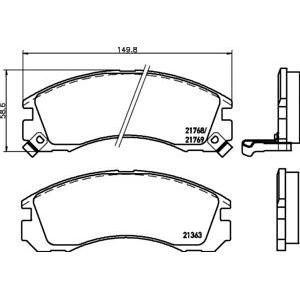 накладки PAGID T3025