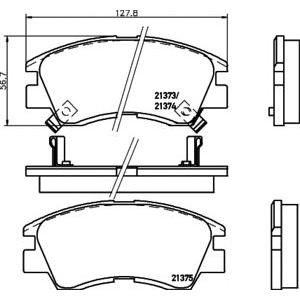 накладки PAGID T0044 