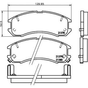 накладки PAGID T0053 