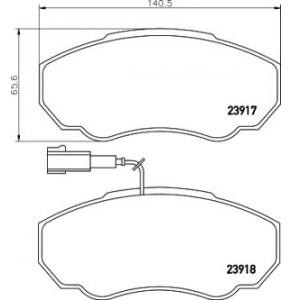 накладки PAGID T1354 