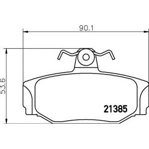 накладки PAGID T5061
