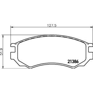 накладки PAGID T3026