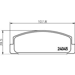 накладки PAGID T1428 