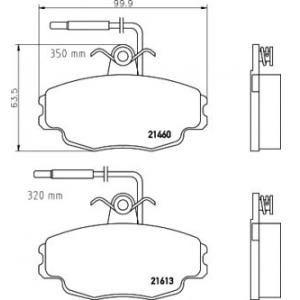накладки PAGID T5060