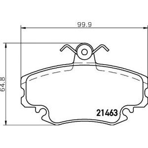 накладки PAGID T5077 