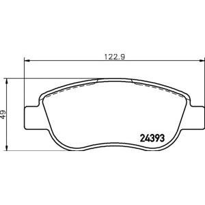 накладки PAGID T1625 
