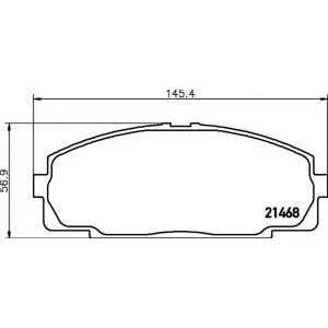накладки PAGID T3083 