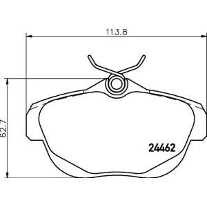 накладки PAGID T1652 