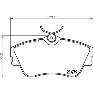 накладки PAGID T5072 