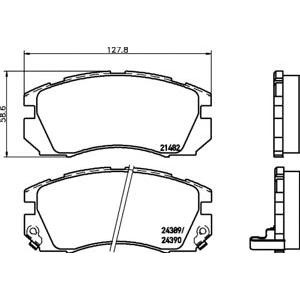 накладки PAGID T3077 
