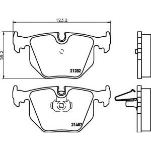 накладки PAGID T1563 