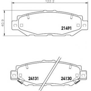 накладки PAGID T3049