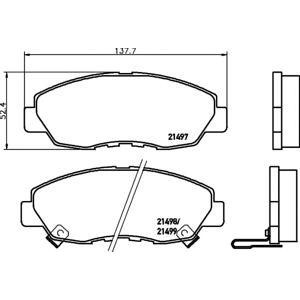 накладки PAGID T3023