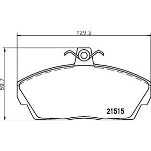 накладки PAGID T5120 
