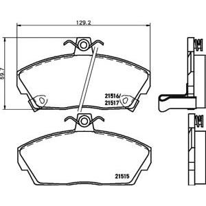 накладки PAGID T5065 