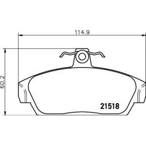 накладки PAGID T5073