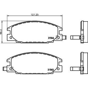 накладки PAGID T3003 