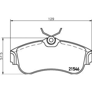 накладки PAGID T5063