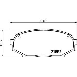 накладки PAGID T3060 