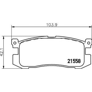 накладки PAGID T3006